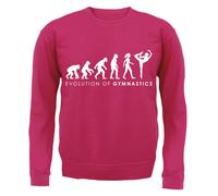 Evolution Of Woman Felpa Ginnastica Unisex Bambini Cotone 100%