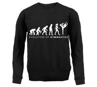 Evolution Of Woman Felpa Ginnastica Unisex Bambini Cotone 100%
