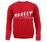 Evolution Of Woman Felpa Ginnastica Unisex Bambini Cotone 100%