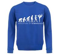 Evolution Of Woman Felpa Ginnastica Unisex Bambini Cotone 100%