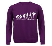 Evolution Of Woman Felpa Ginnastica Unisex Bambini Cotone 100%