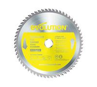 Evolution Power Tools 230TCT-60CS - Lama per sega circolare (AKA Chop Saw Blade) per il taglio di acciaio inossidabile, lama per sega in metallo con punta in carburo non produce praticamente calore,