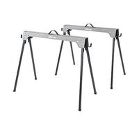 Evolution Power Tools Cavalletto pieghevole compatto (detto anche banco da lavoro, cavalletto da lavoro, supporto da taglio) - Supporta fino a 500 kg - Leggero e portatile, Confezione doppia