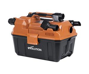 Evolution Power Tools R11VAC-LI (Bare) Aspirapolvere, 11 Liters, Black/Orange