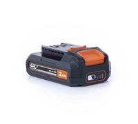 Evolution Power Tools R18BAT-Li2 2Ah Batteria Li-Ion compatibile con Erbauer ed Evolution per utensili, carica rapida, caricabatterie non incluso, 18V
