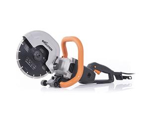 Evolution Power Tools - R255DCT 255 mm Sega da cemento - Non a benzina, capacità di taglio 102,5 mm, lama diamantata premium inclusa, scanalatrice da muro, scanalatrice per muro