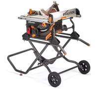 Evolution Power Tools R255TBLX Sega Da Banco Con Supporto(La Prossima Generazione Rage 5-S)Lama Da Taglio Multimateriale Inclusa Taglia Legno Metallo Plastica,Smusso A45°,Angolo Obliquo +/- 60°,1650w
