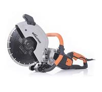 Evolution Power Tools - R300DCT 300 mm Sega da cemento - Motore da 2.400 W, non a benzina, capacità di taglio 115 mm, lama diamantata per muratura inclusa, seghe elettriche