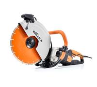 Evolution Power Tools R350DCT - Sega per calcestruzzo, per tagliare calcestruzzo, pietra, mattoni, tegole e altro, taglierina a disco elettrica da 350 mm, lama diamantata di alta qualità, 230 V, 350