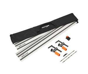 Evolution Power Tools ST2800-G2 Guida per Seghe Circolari/Binario | Universale per la maggior parte delle marche Makita, Bosch, Festool | 2,8 m (2x 1400 mm) Accessorio di arresto finale incluso