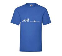Evolution Ruders, t-shirt da uomo - shirt84.de blu royal L
