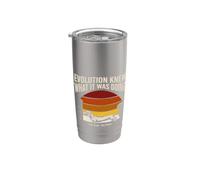 Evolution sapeva cosa stava facendo le gambe minuscole Bicchiere termico in acciaio inox doppia parete