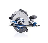 Evolution Sega circolare da 18,4 cm per taglio di metalli, acciaio per sega, lama per sega circolare TCT da 7 1/4" inclusa, taglio smussato a 45 gradi, sega a secco, con cavo S185CCSL da 15 A,