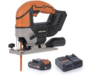 Evolution Seghetto alternativo a batteria R90JGS-Li 18 V Li-Ion EXT Inc Lame multimateriale