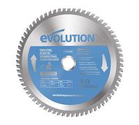 Evolution T185TCT-68MS- 185 mm Lama per taglio di acciaio sottile - Lama per metallo a 68 denti con punte in carburo che in pratica non genera surriscaldamento, ronzii o scintille