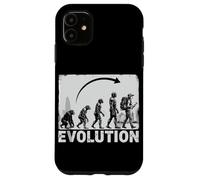 Evoluzione a Archeologo Archeologia Silhouette Custodia per iPhone 11