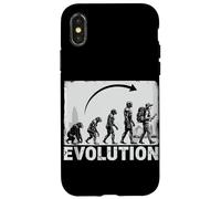 Evoluzione a Archeologo Archeologia Silhouette Custodia per iPhone X/XS