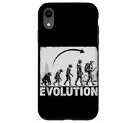 Evoluzione a Archeologo Archeologia Silhouette Custodia per iPhone XR