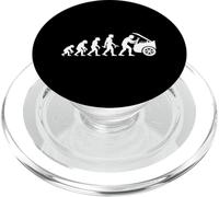 Evoluzione A Meccanico Riparazione Auto Silhouette PopSockets PopGrip per MagSafe