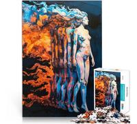 Evoluzione ardente di un'anima Puzzle da 1000 pezzi per adulti Giocattolo educativo per l'apprendimento Regalo di compleanno, regali, arte murale 38x26cm