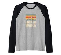 Evoluzione del Wakeboard Born To Wake Maglia con Maniche Raglan