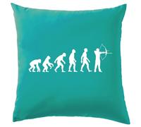 Evoluzione Dell' Uomo Tiro Con L'Arco - Cuscino - Arciere Love Hobby Freccia