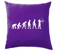 Evoluzione Dell' Uomo Tiro Con L'Arco - Cuscino - Arciere Love Hobby Freccia