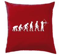 Evoluzione Dell' Uomo Tiro Con L'Arco - Cuscino - Arciere Love Hobby Freccia