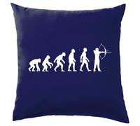 Evoluzione Dell' Uomo Tiro Con L'Arco - Cuscino - Arciere Love Hobby Freccia