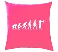 Evoluzione Dell' Uomo Tiro Con L'Arco - Cuscino - Arciere Love Hobby Freccia