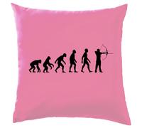 Evoluzione Dell' Uomo Tiro Con L'Arco - Cuscino - Arciere Love Hobby Freccia