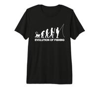 Evoluzione della Pesca con l'amo per i Pescatori Maglietta Premium