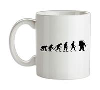 Evoluzione Dello Uomo Astronauta - Ceramica Mug - Spazio Pianeti Luna Hobby