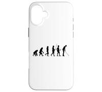 Evoluzione dell'umanità al golfista Golf Custodia per iPhone 16 Plus