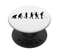 Evoluzione dell'umanità al golfista Golf PopSockets PopGrip Adesivo