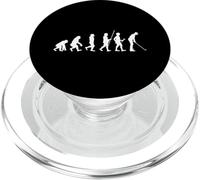 Evoluzione dell'umanità al golfista Golf PopSockets PopGrip per MagSafe