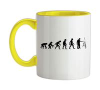 Evoluzione Dell'Uomo Artista - Tazza In Ceramica - Pittore D'Arte Disegno