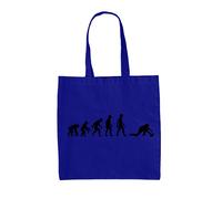Evoluzione Dell'Uomo Curling - Borsa In Tela - Sport Invernale Curl Del Ghiaccio