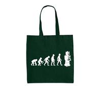 Evoluzione Dell'Uomo Robot - Borsa In Tela - Nerd Geek Scienza Ai Macchina