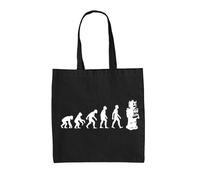 Evoluzione Dell'Uomo Robot - Borsa In Tela - Nerd Geek Scienza Ai Macchina