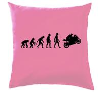 Evoluzione Dell'Uomo Supermoto - Cuscino - Super Bicicletta Ciclismo Moto Ride