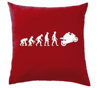 Evoluzione Dell'Uomo Supermoto - Cuscino - Super Bicicletta Ciclismo Moto Ride