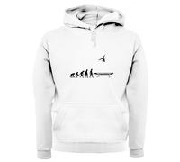 Evoluzione Dell'Uomo Trampolino - Felpa Per Adulti - Ginnastica Trampolino