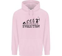Evoluzione di un Arciere Divertente Tiro Con L'Arco Bambini Felpa Cappuccio