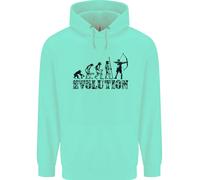 Evoluzione di un Arciere Divertente Tiro Con L'Arco Bambini Felpa Cappuccio