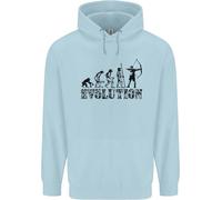 Evoluzione di un Arciere Divertente Tiro Con L'Arco Bambini Felpa Cappuccio