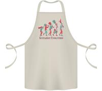 Evoluzione Di Un Chitarrista Grembiule In Cotone 100% Biologico