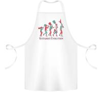 Evoluzione Di Un Chitarrista Grembiule In Cotone 100% Biologico