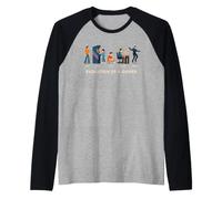 Evoluzione di Un Giocatore Divertente Meme retrò Nerd Gaming Umorismo Maglia con Maniche Raglan