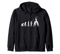Evoluzione Giocatore di Rugby Sport Calcio Rugby Fan Rugby Allenatore Felpa con Cappuccio